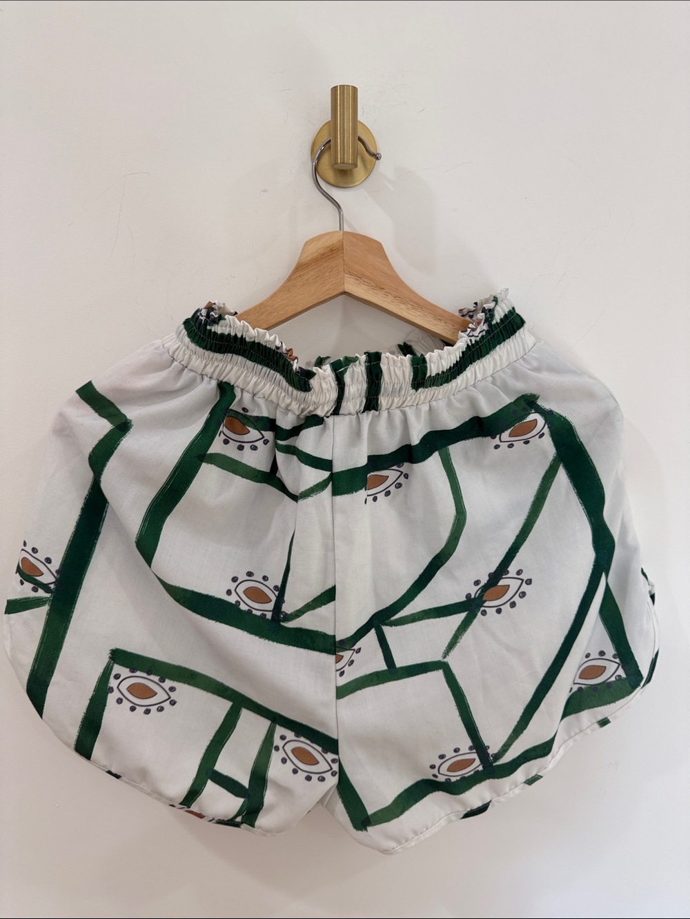 Commense Shorts with Green Geometric & Floral Print - Picture 4 of 7